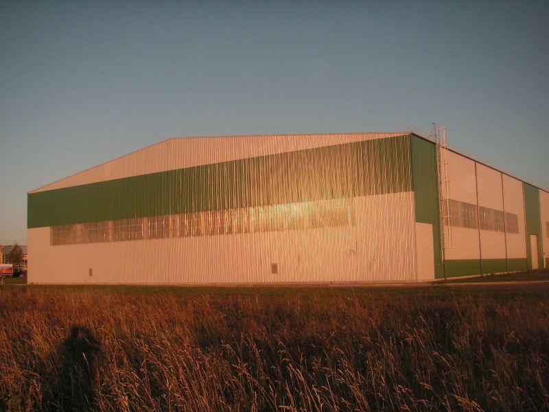 Stålhall som lagerbygning